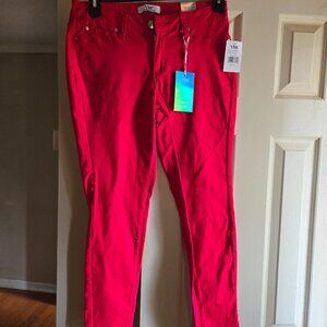 1 XL red  skinny Kiera jegging, NWT